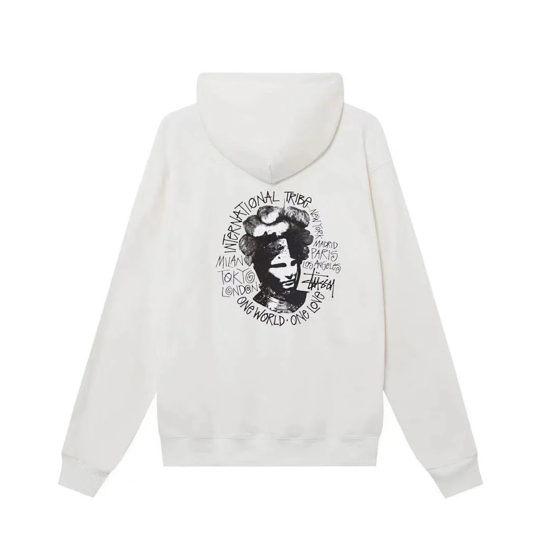 Stussy Stussy International Tribe Graphic Hoodie White White - 1