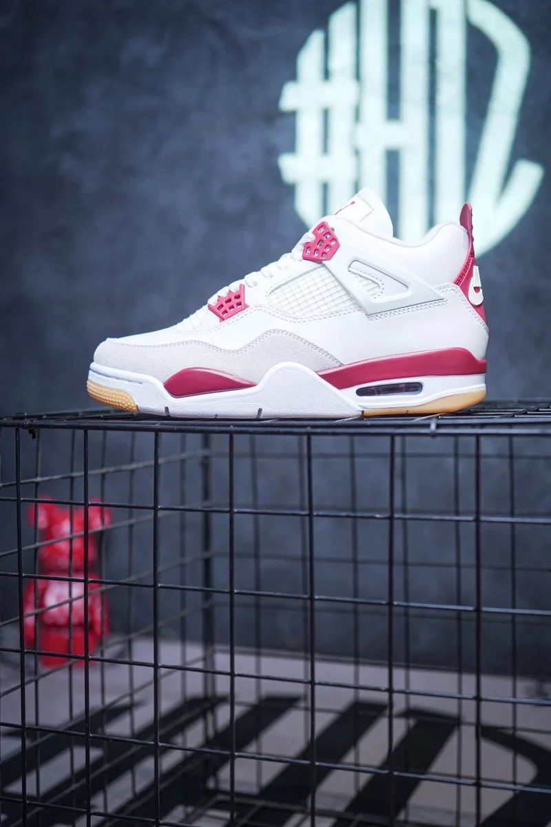 Jordan Jordan Air Jordan 4 White/Red Sneakers White