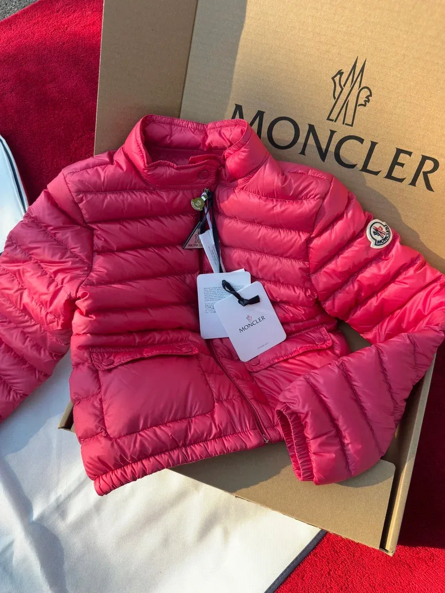 Moncler Moncler Snow Angels Rose Pink Puffer Jacket Pink