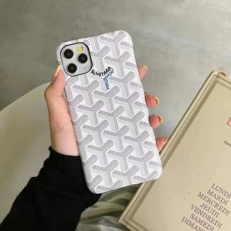 Goyard Goyard Monogram White Phone Case White