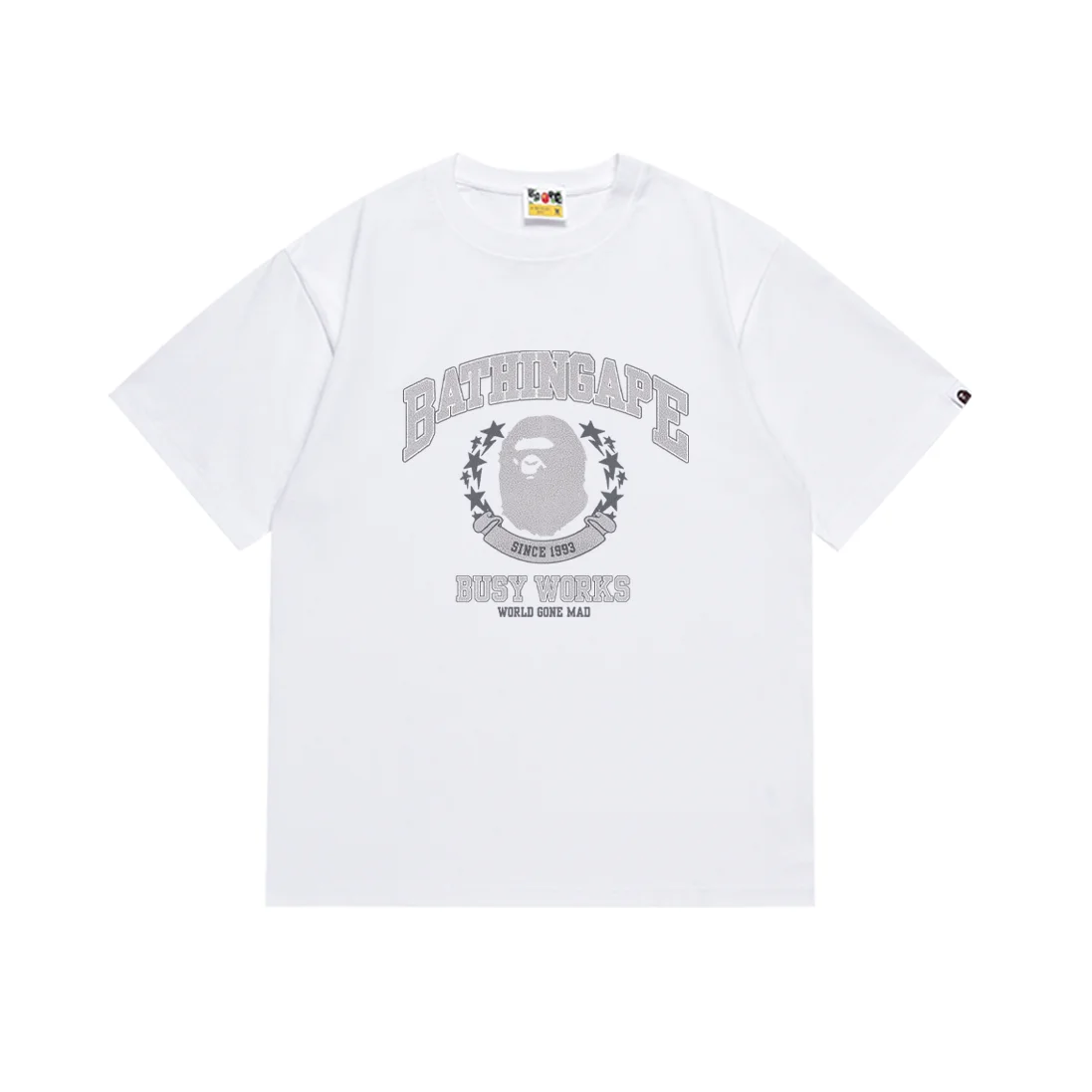 A Bathing Ape A Bathing Ape Busy Works White T-Shirt White - 1