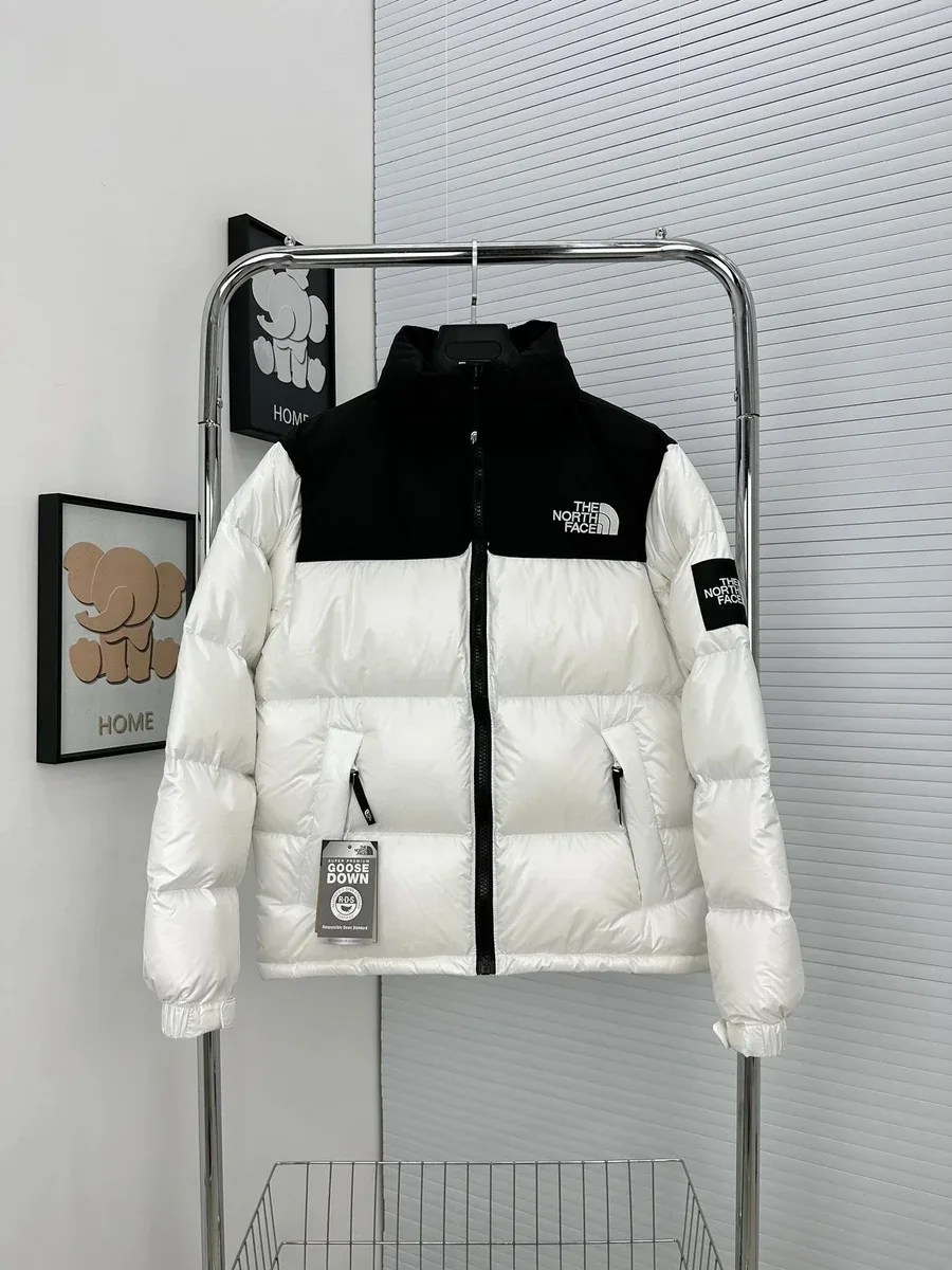 The North Face The North Face Nuptse Black/White Puffer Jacket White