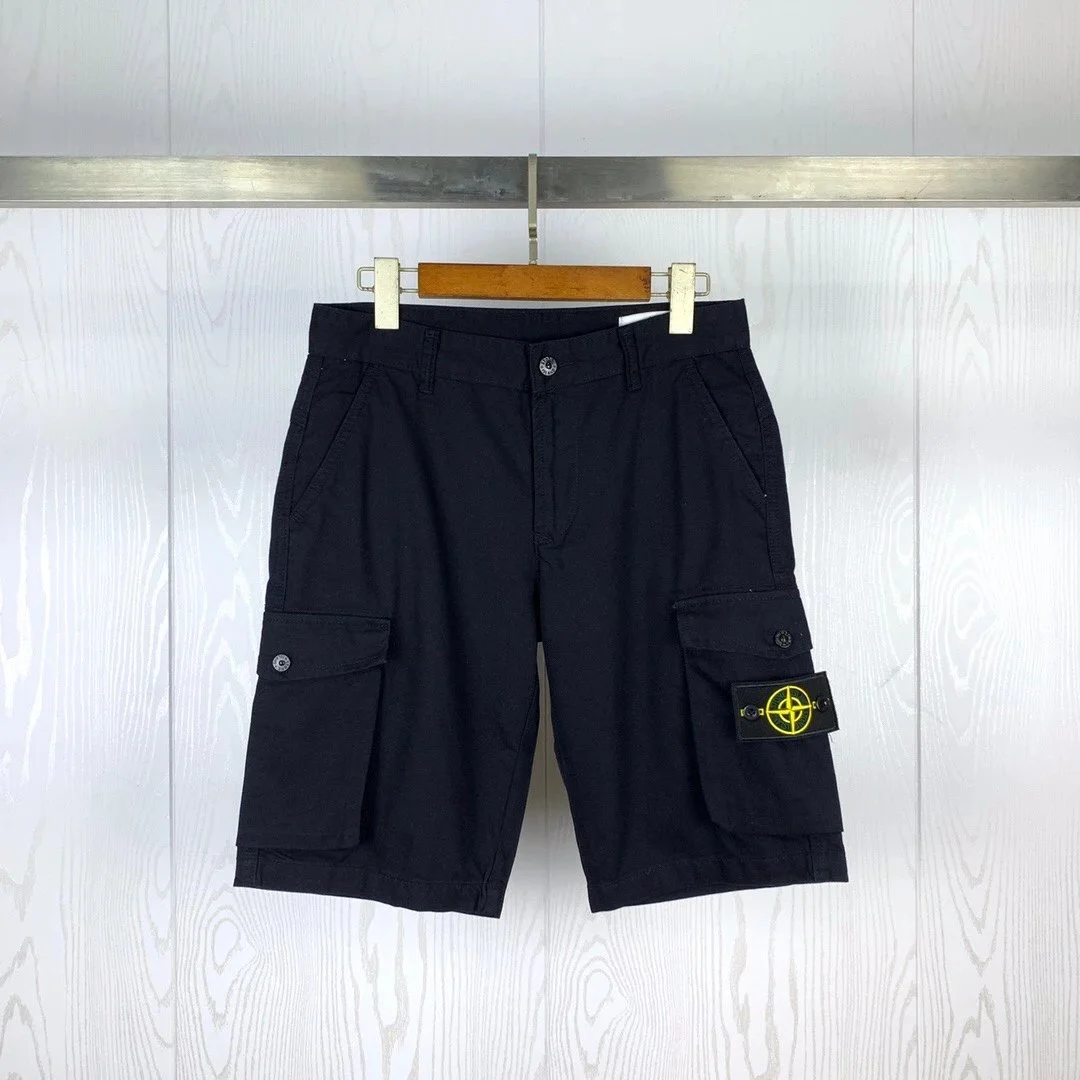 Stone Island Stone Island 68-15 Black Cargo Shorts Black