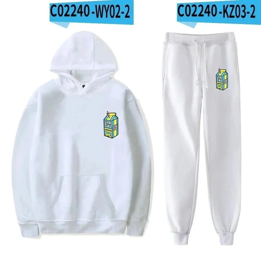 Other White Lyrical Lemonade Hoodie & Sweatpants Set White - 1