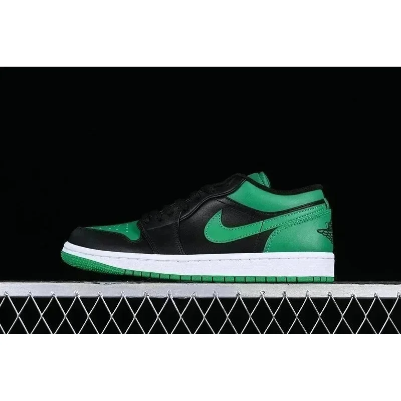 Nike Nike Air Jordan 1 Low 'Black Green' Sneakers Green - 1