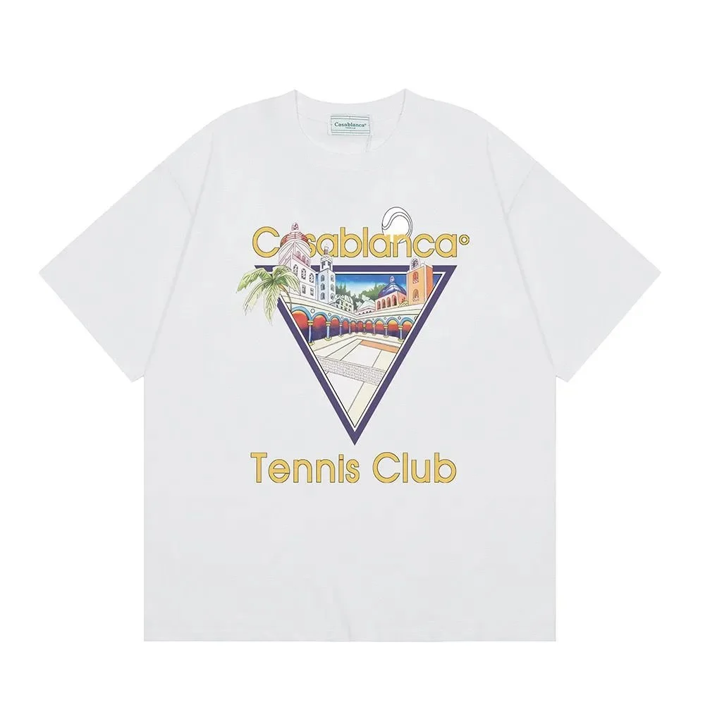 Casablanca Casablanca Tennis Club White T-Shirt White - 1