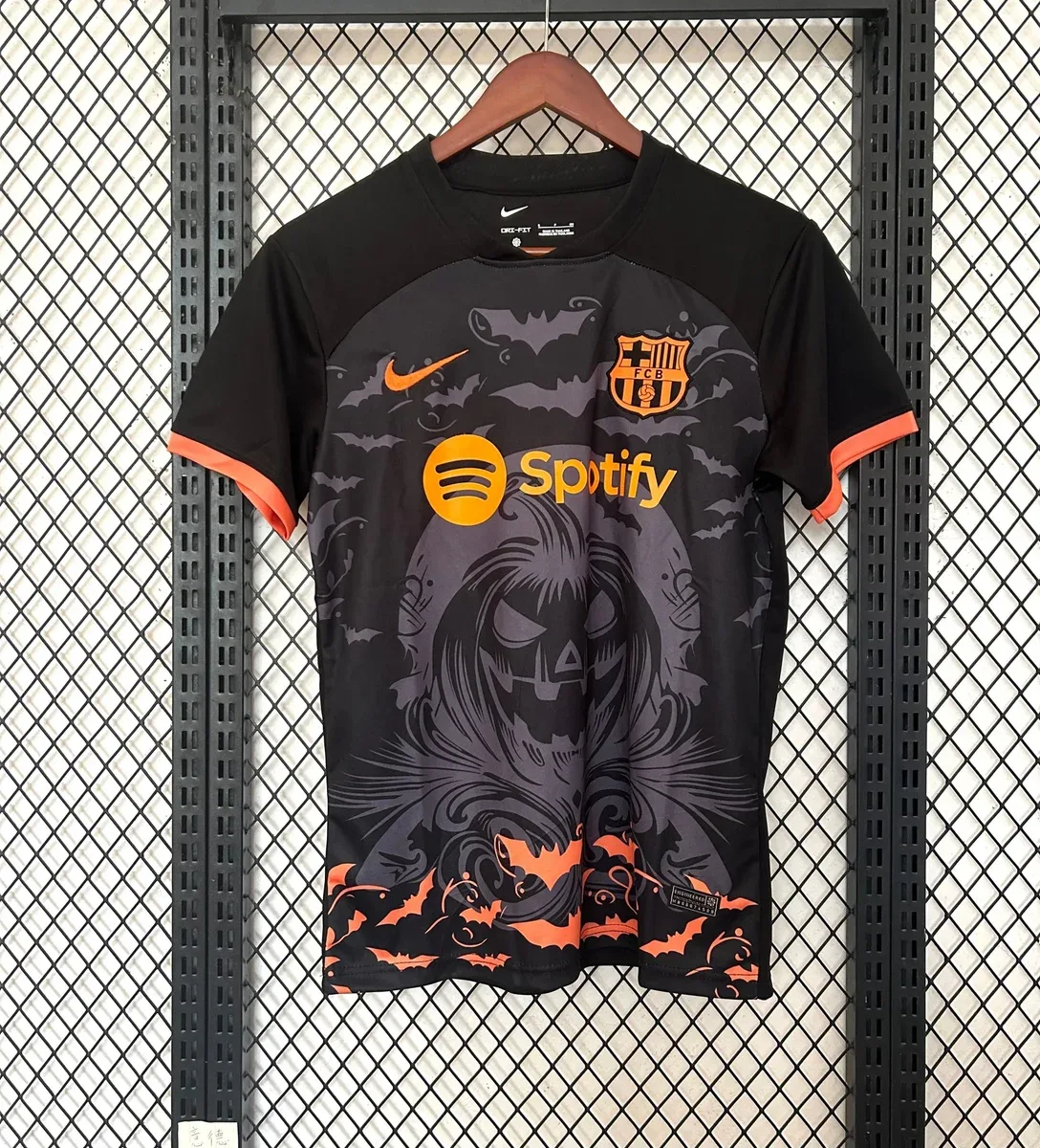 Nike Nike FC Barcelona Black Orange Halloween Jersey Black - 1
