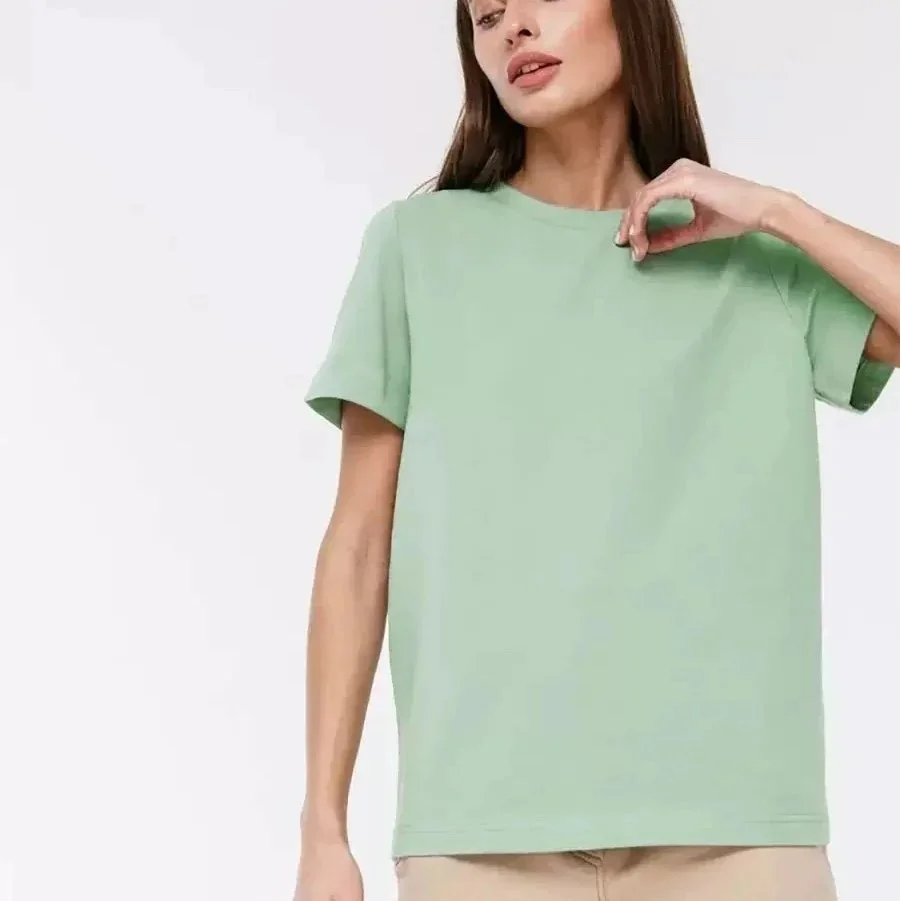 Other Unisex T-Shirt in清风绿 (Light Green) Green - 1
