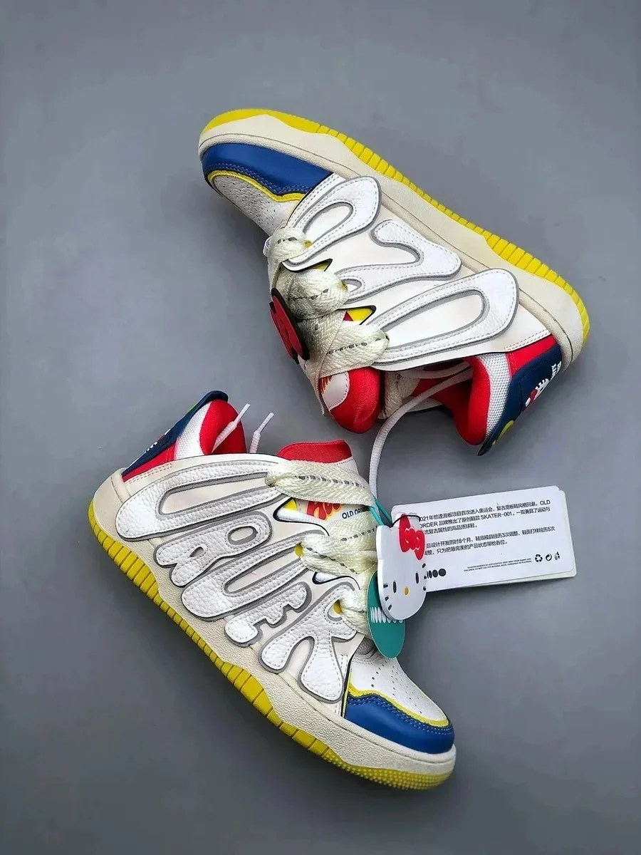 Other Old Order SKATER-001 Hello Kitty Sneakers White/Blue/Yellow White - 1