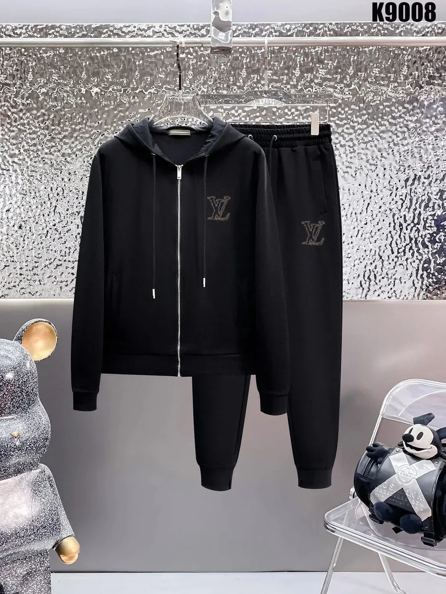 Louis Vuitton Louis Vuitton Monogram Black/Gold Tracksuit Set Black