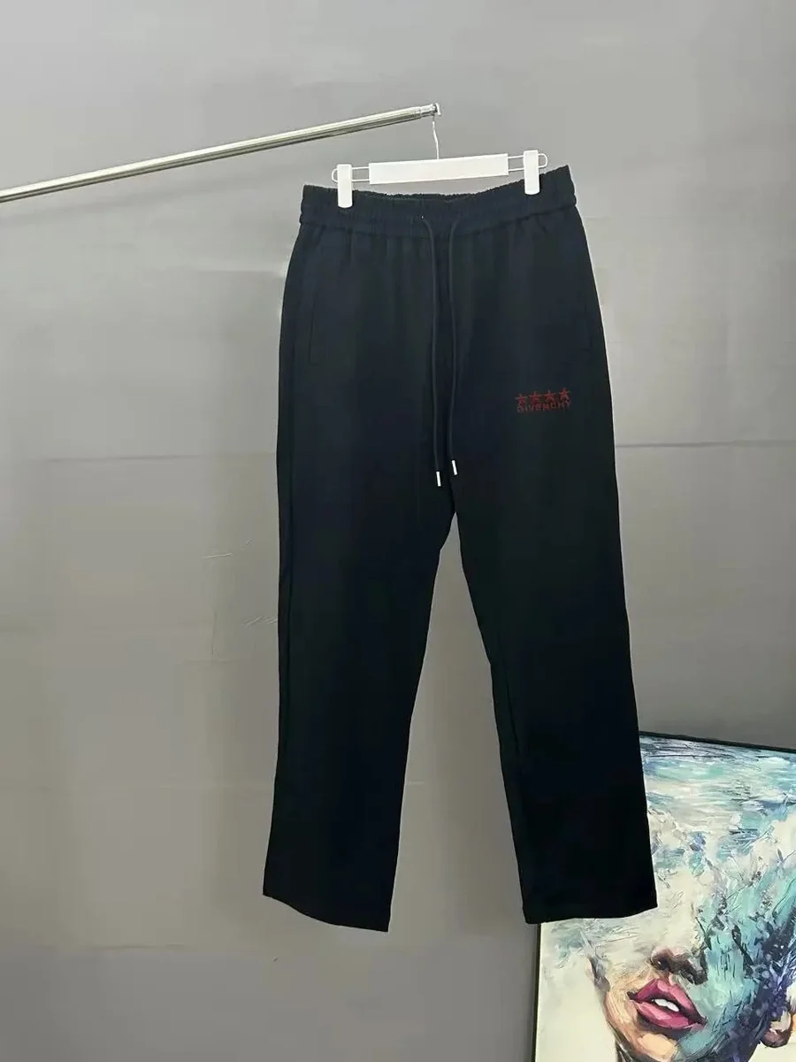 Givenchy Givenchy Black with Red Logo Sweatpants Trousers Black