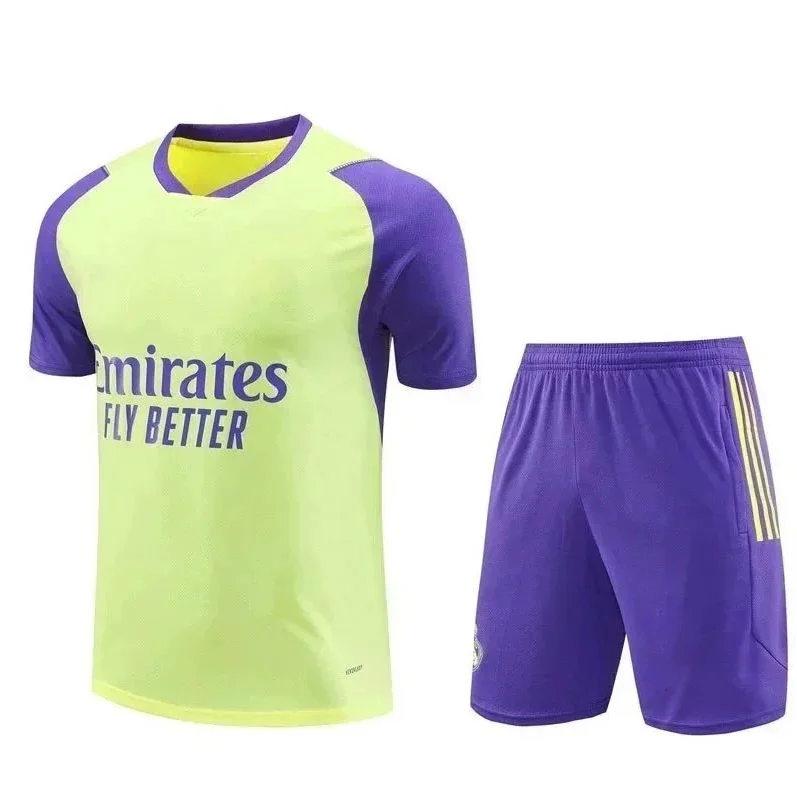 Other Real Madrid Yellow/Purple BB-174 Soccer Jersey & Shorts Set Yellow - 1
