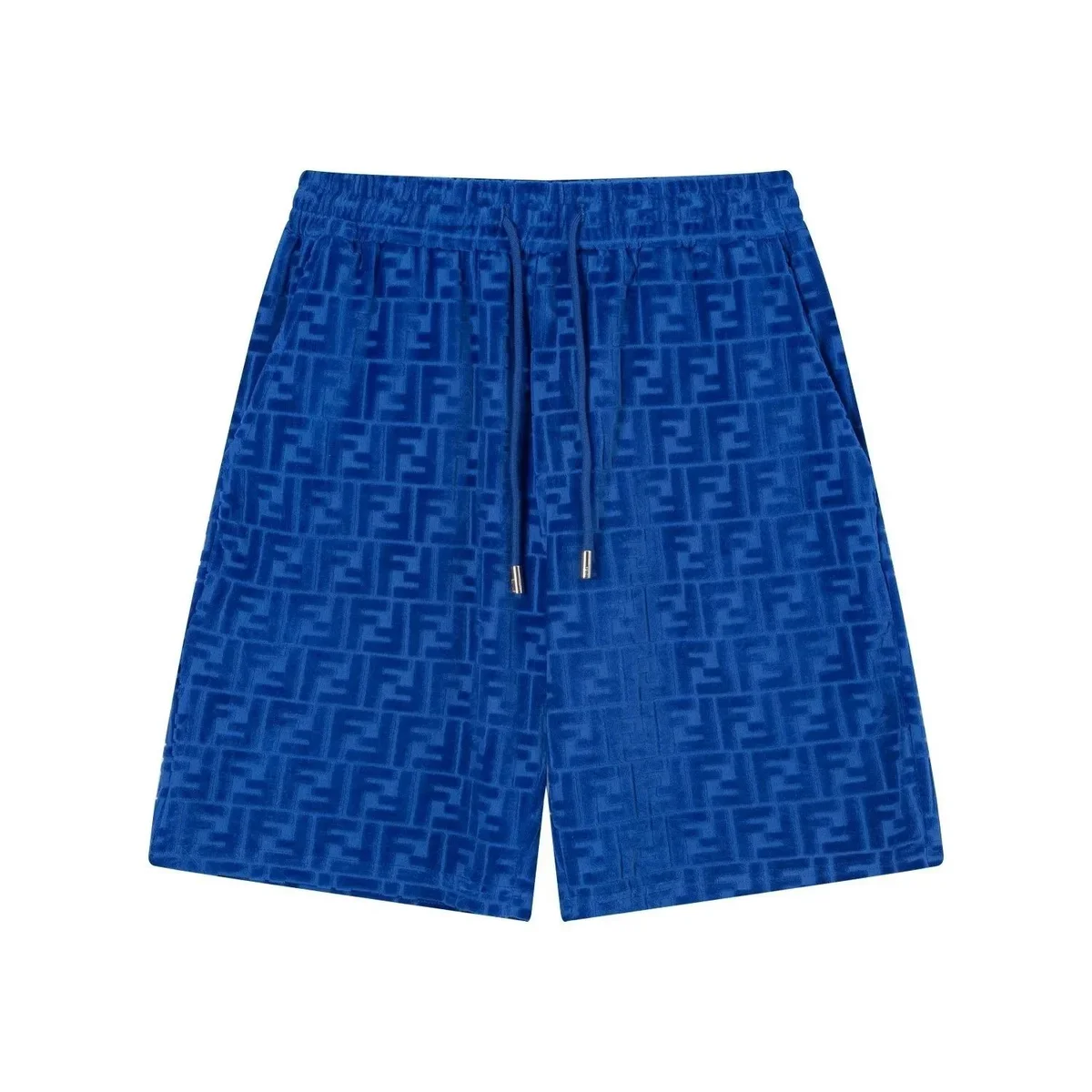 Fendi Fendi FF Monogram Royal Blue Shorts Blue