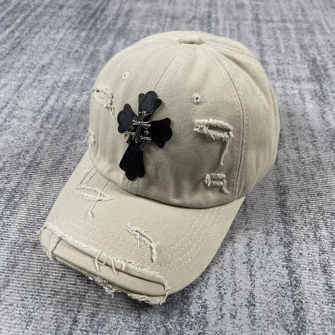 Chrome Hearts Chrome Hearts Cross Cap Khaki5 Hat Beige - 1