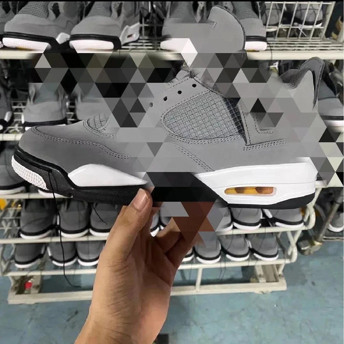 Jordan Air Jordan Air Jordan 4 Cool Grey Sneakers Grey - 1