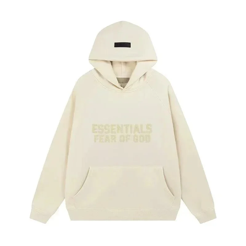 Fear of God Fear of God Essentials Cream Hoodie Cream - 1