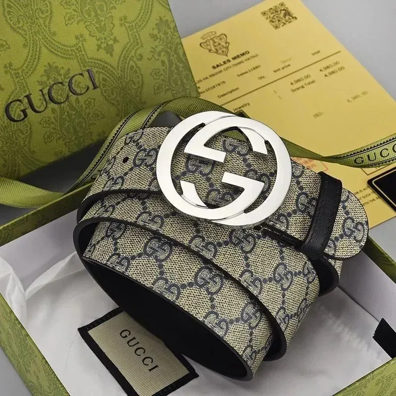 Gucci Gucci GG Supreme 05 Beige/Black Belt Beige