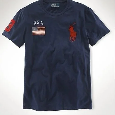 Polo Ralph Lauren Polo Ralph Lauren Big Pony USA-blue T-Shirt Blue - 1