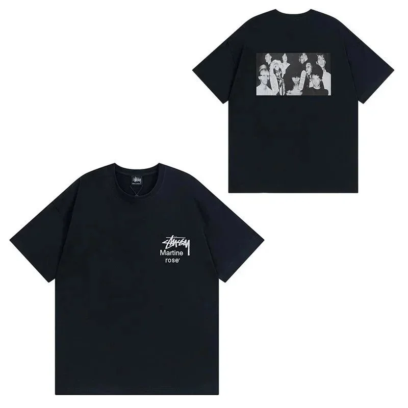 Stussy Stussy Martine Rose Black T-Shirt Black - 1