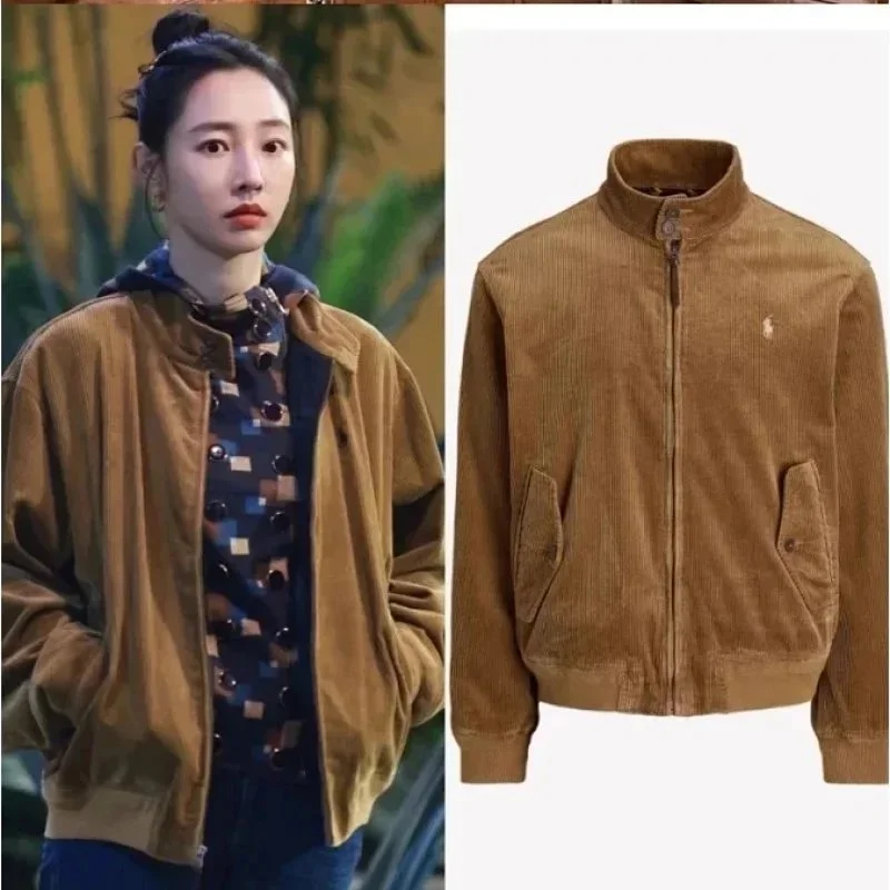 Polo Ralph Lauren Polo Ralph Lauren Corduroy Bomber Jacket Camel Brown - 1