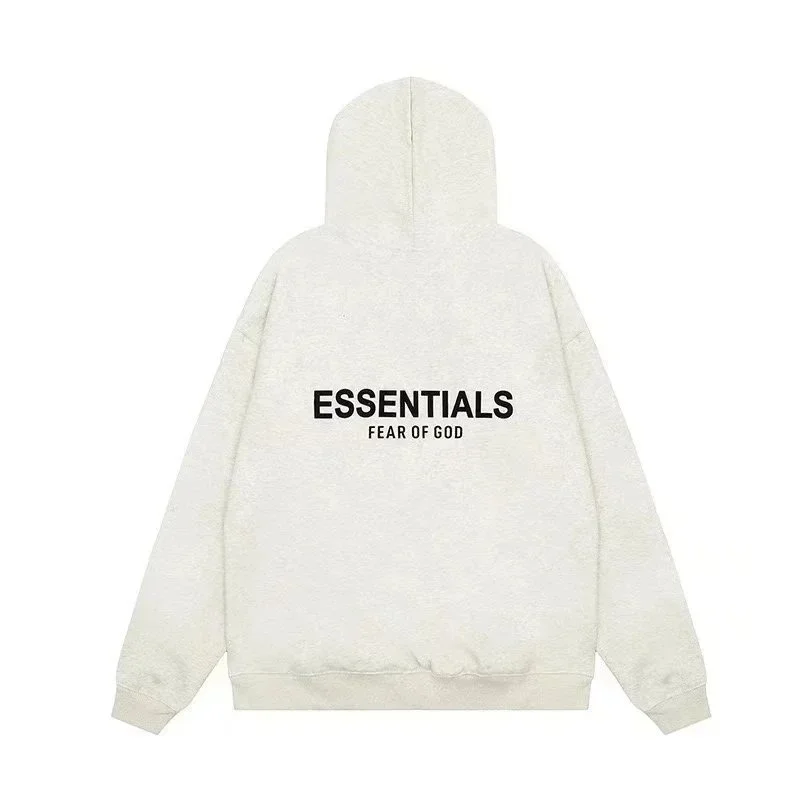 Fear of God Fear of God Essentials Hoodie Cream Solid Top Cream - 1