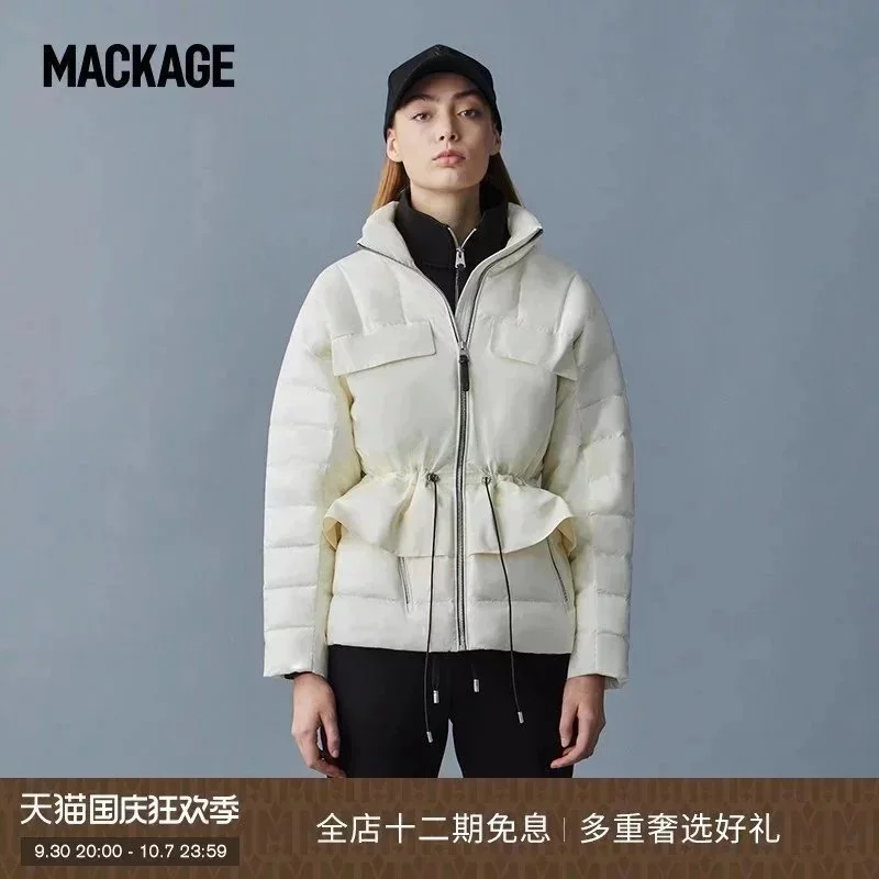 Mackage Mackage Cream White Parka Coat Cream - 1