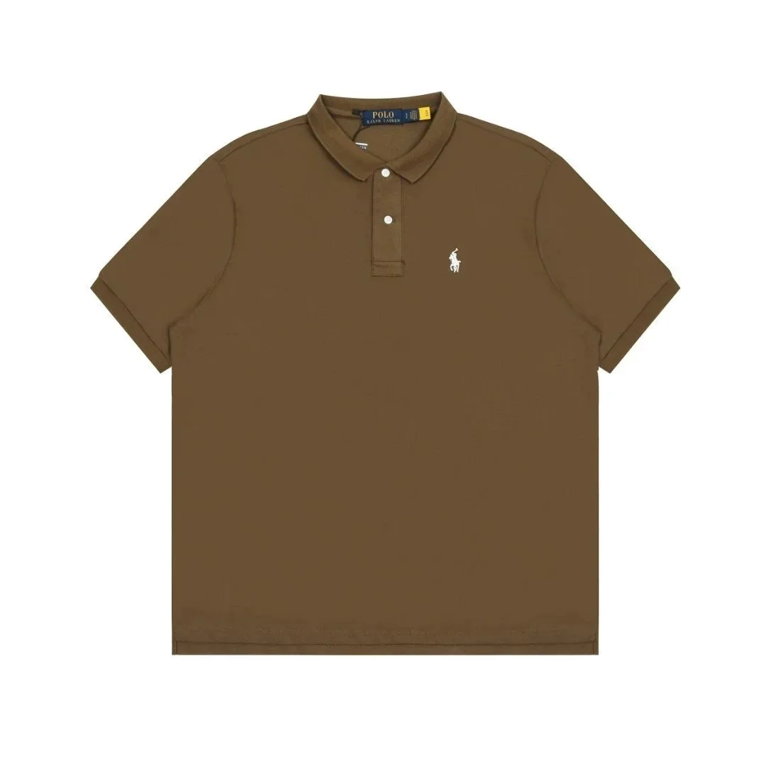 Polo Ralph Lauren Polo Ralph Lauren Classic Logo Polo Shirt Brown Brown - 1