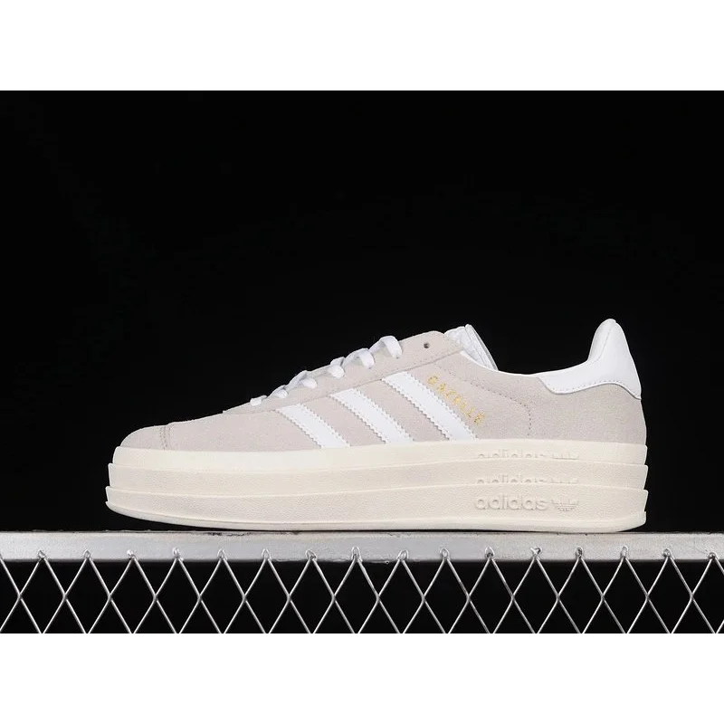 Adidas Adidas Gazelle White/Gold Sneakers White - 1