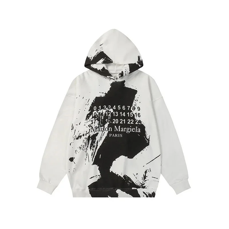 Maison Margiela Maison Margiela Replica Splatter White Hoodie White
