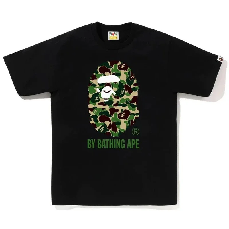 A Bathing Ape A Bathing Ape BAPE STA Black Green Camo T-Shirt Black - 1