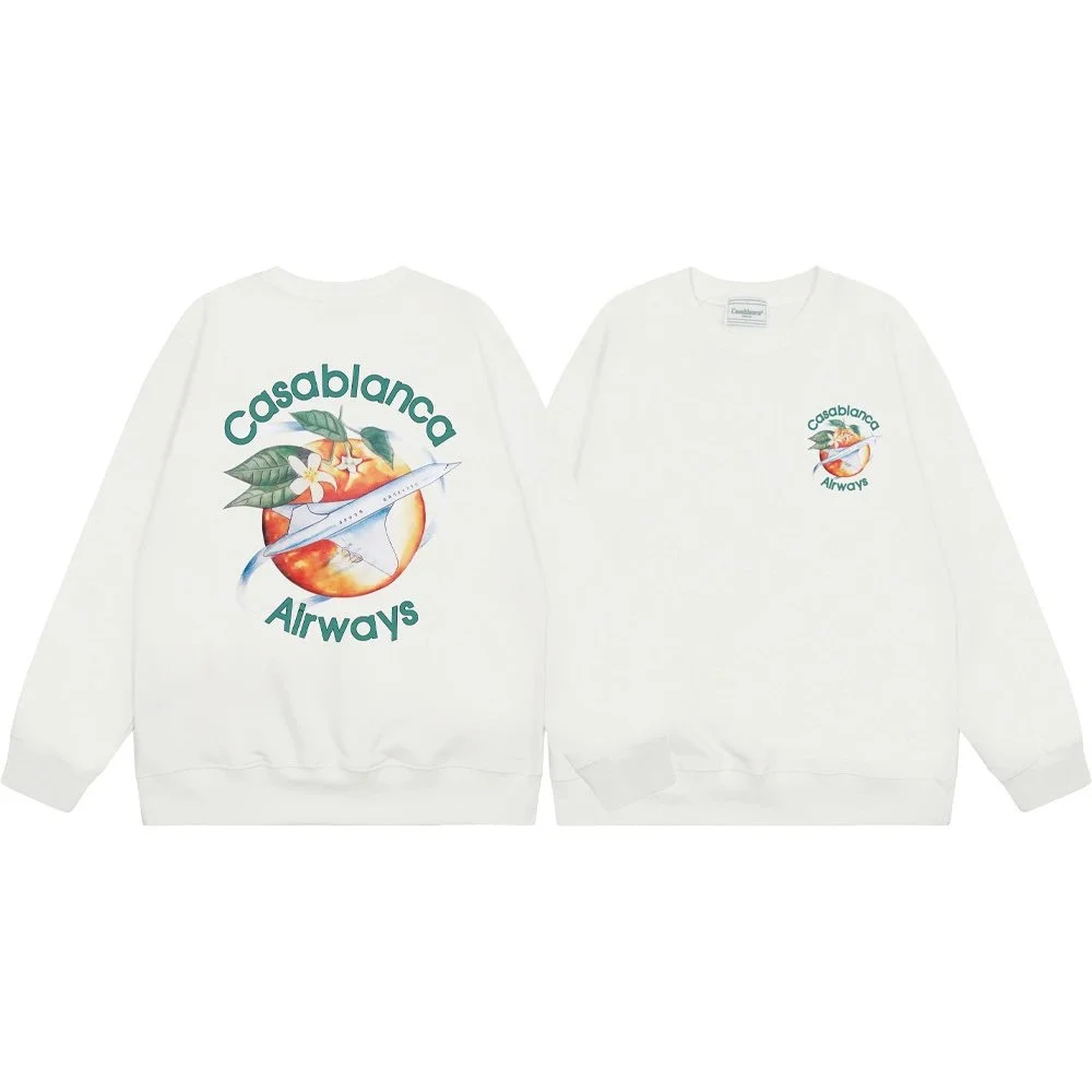 Casablanca Casablanca Airways White Sweatshirt White - 1
