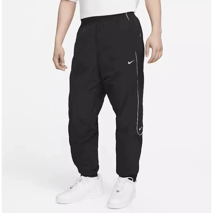 Nike Nike Swoosh Black Track Pants Black - 1
