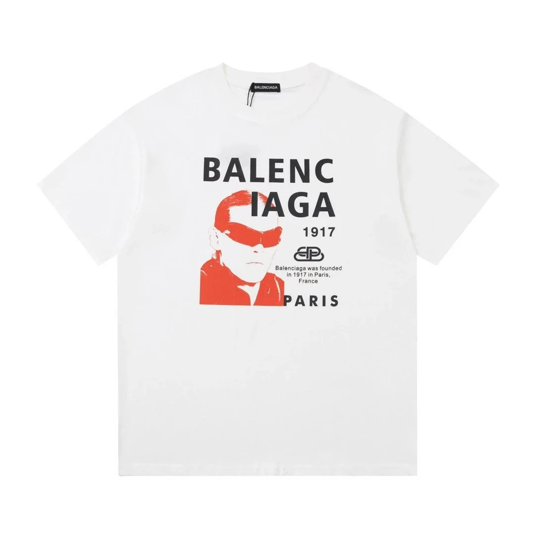 Balenciaga Balenciaga White '1917' Graphic T-Shirt White - 1