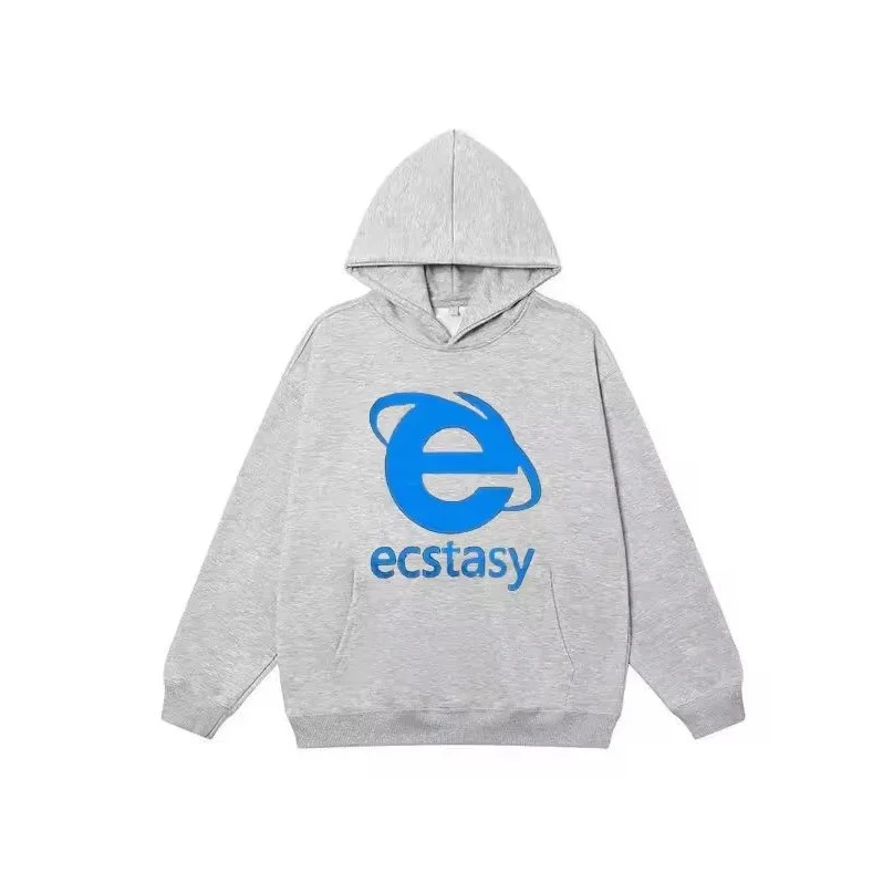 Other Unisex Ecstasy Hoodie in Light Grey Grey - 1