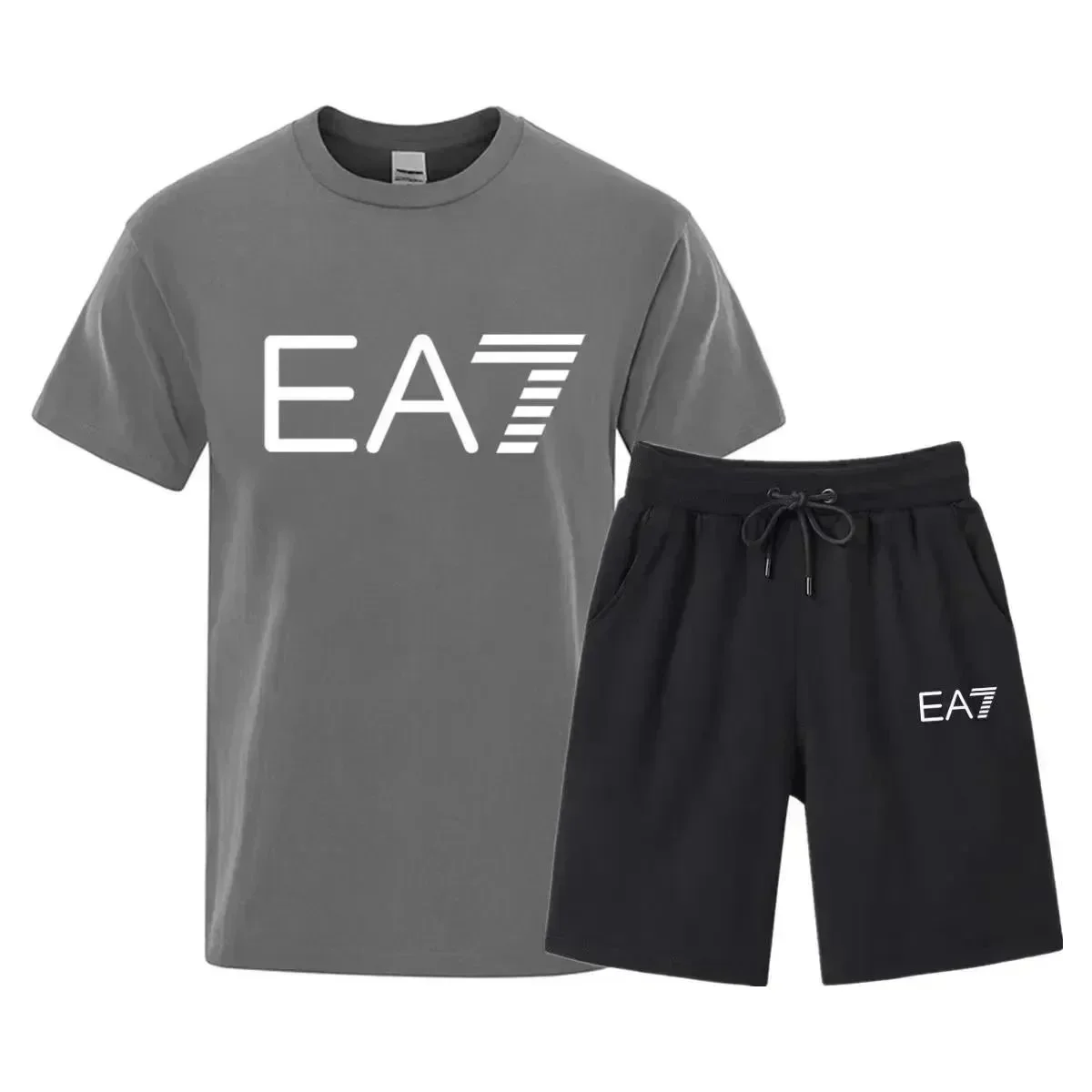 Armani EA7 EA7 Grey/Black Co-ord Set Grey