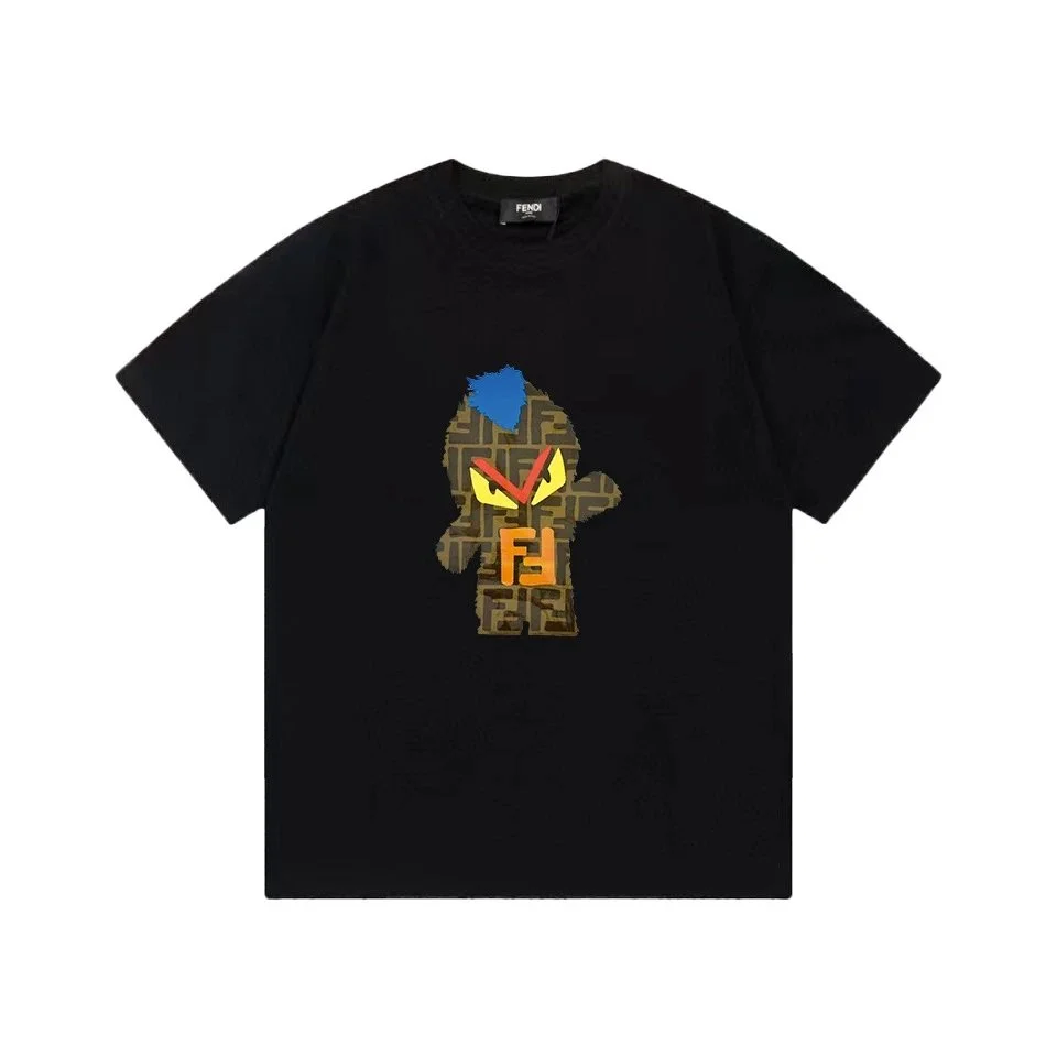 Fendi Fendi Monster Bear Black T-Shirt Black