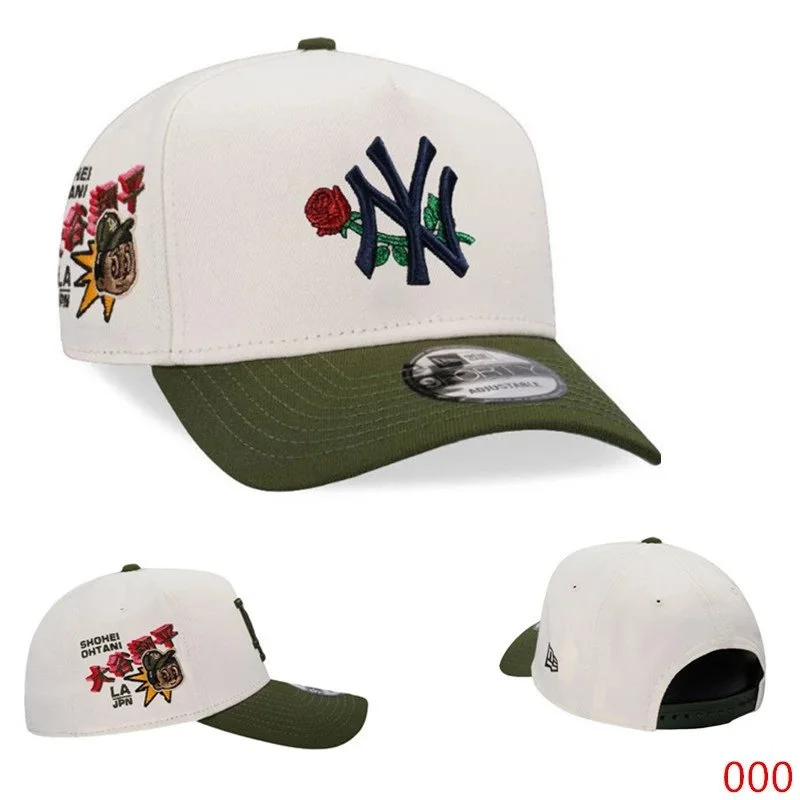 New Era New Era NY Yankees White/Olive Cap White - 1