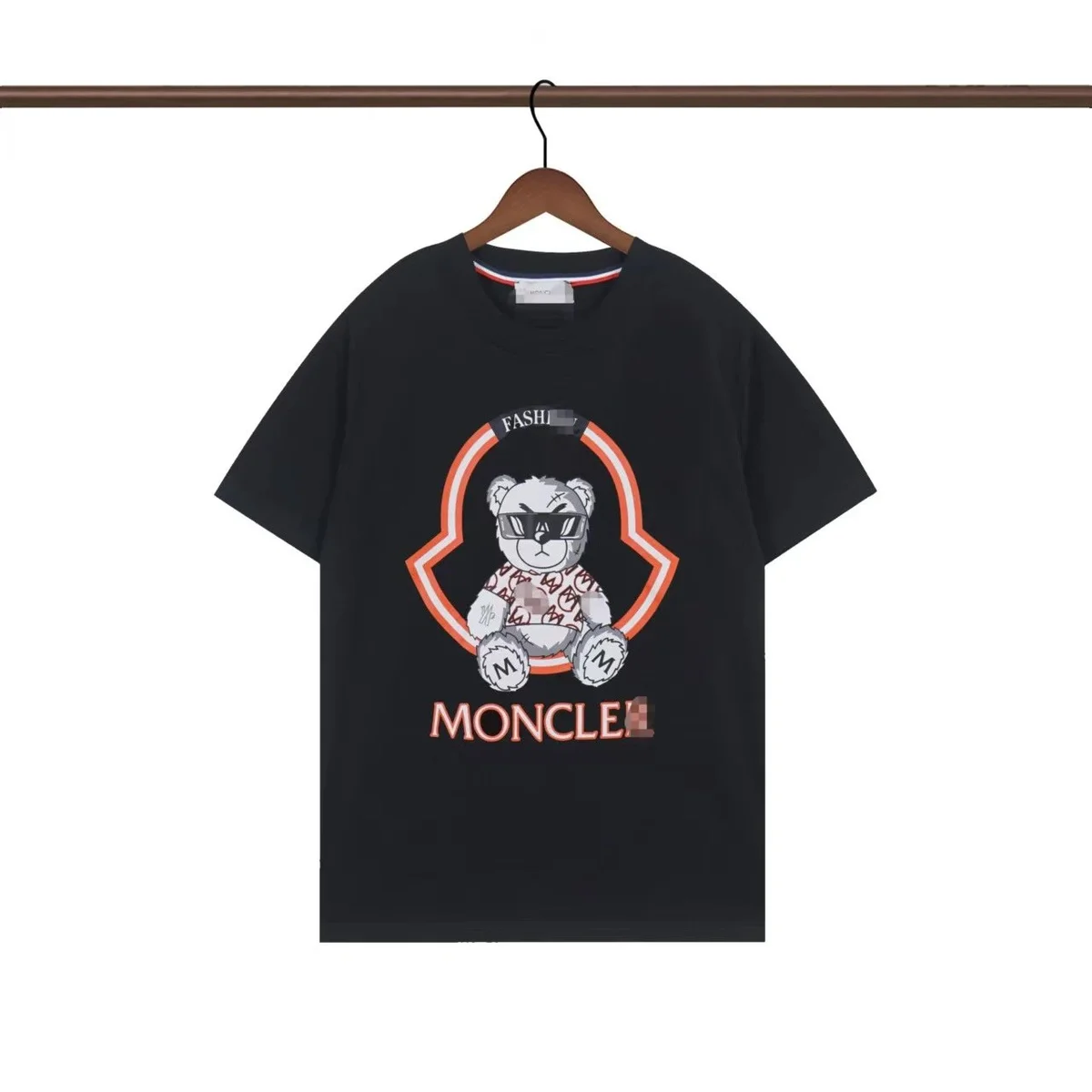 Moncler Moncler Bear Graphic T-Shirt Black Black