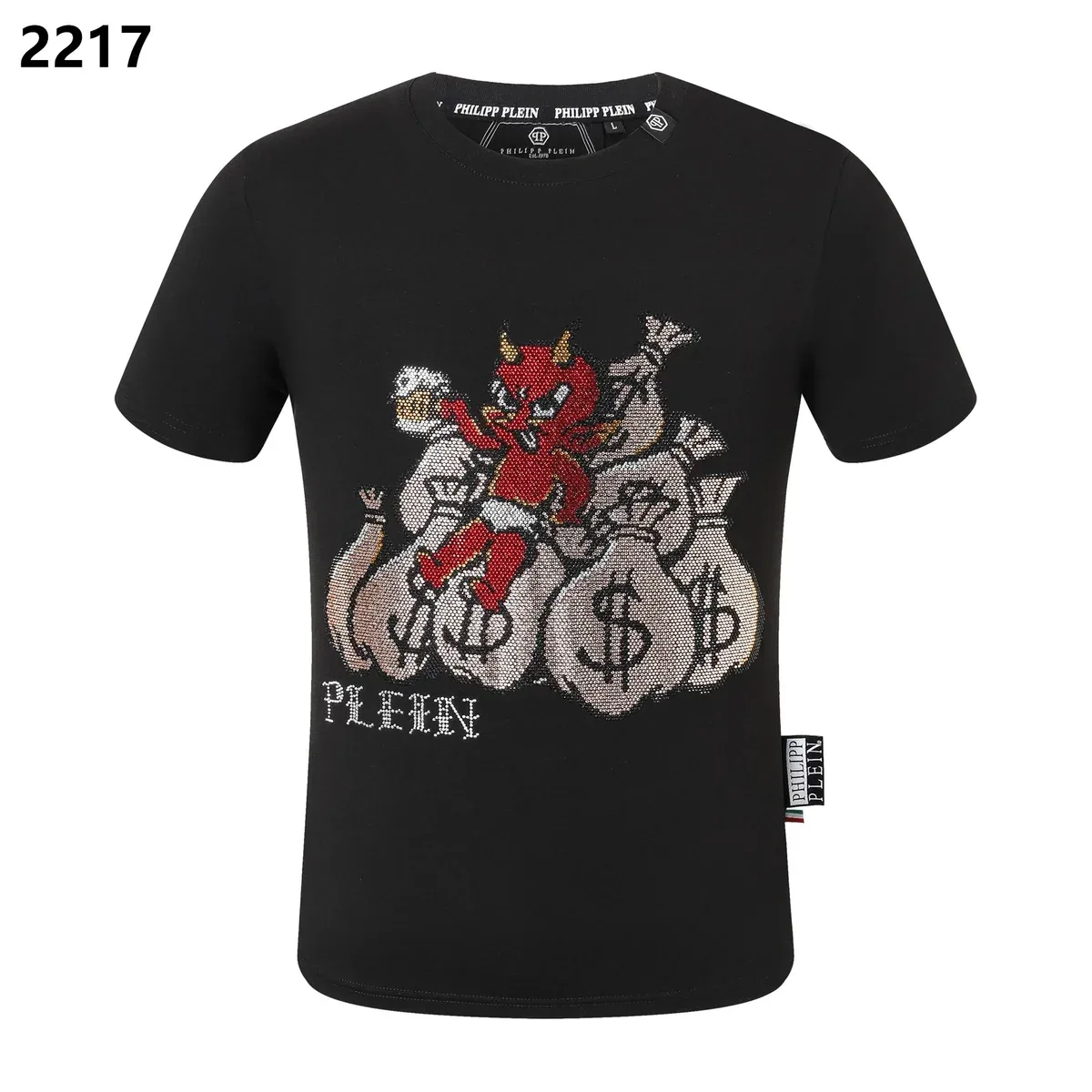 Philipp Plein Philipp Plein Skull Black T-Shirt Black - 1