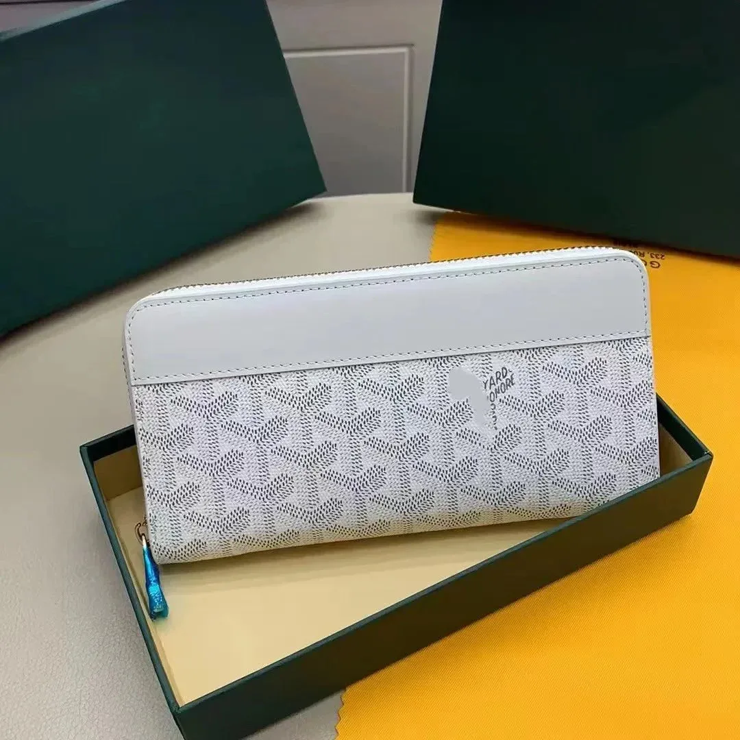Goyard Goyard Monogram Zip-Around Wallet White White - 1
