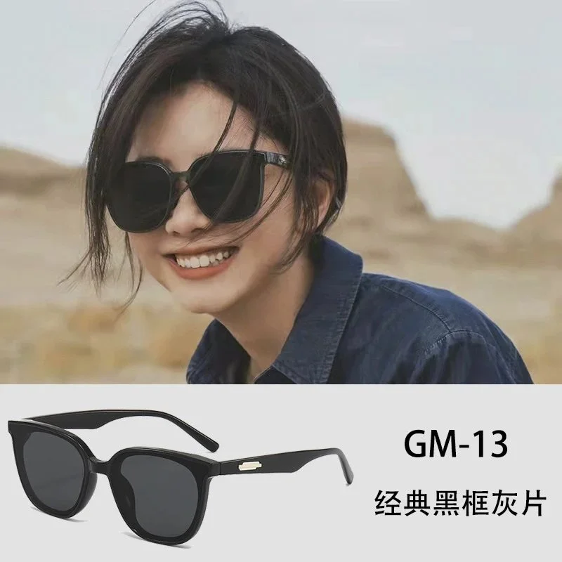 Other GM-13 Classic Black Frame Gray Lenses Sunglasses Black - 1