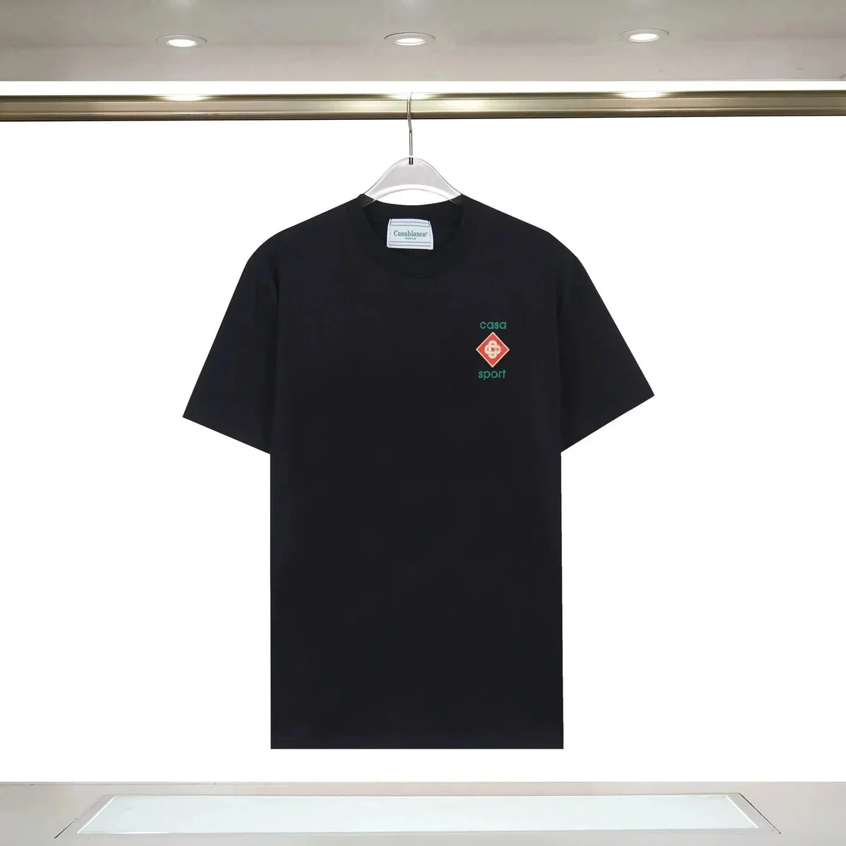 Casablanca Casablanca Tennis Club Black T-Shirt Black - 1