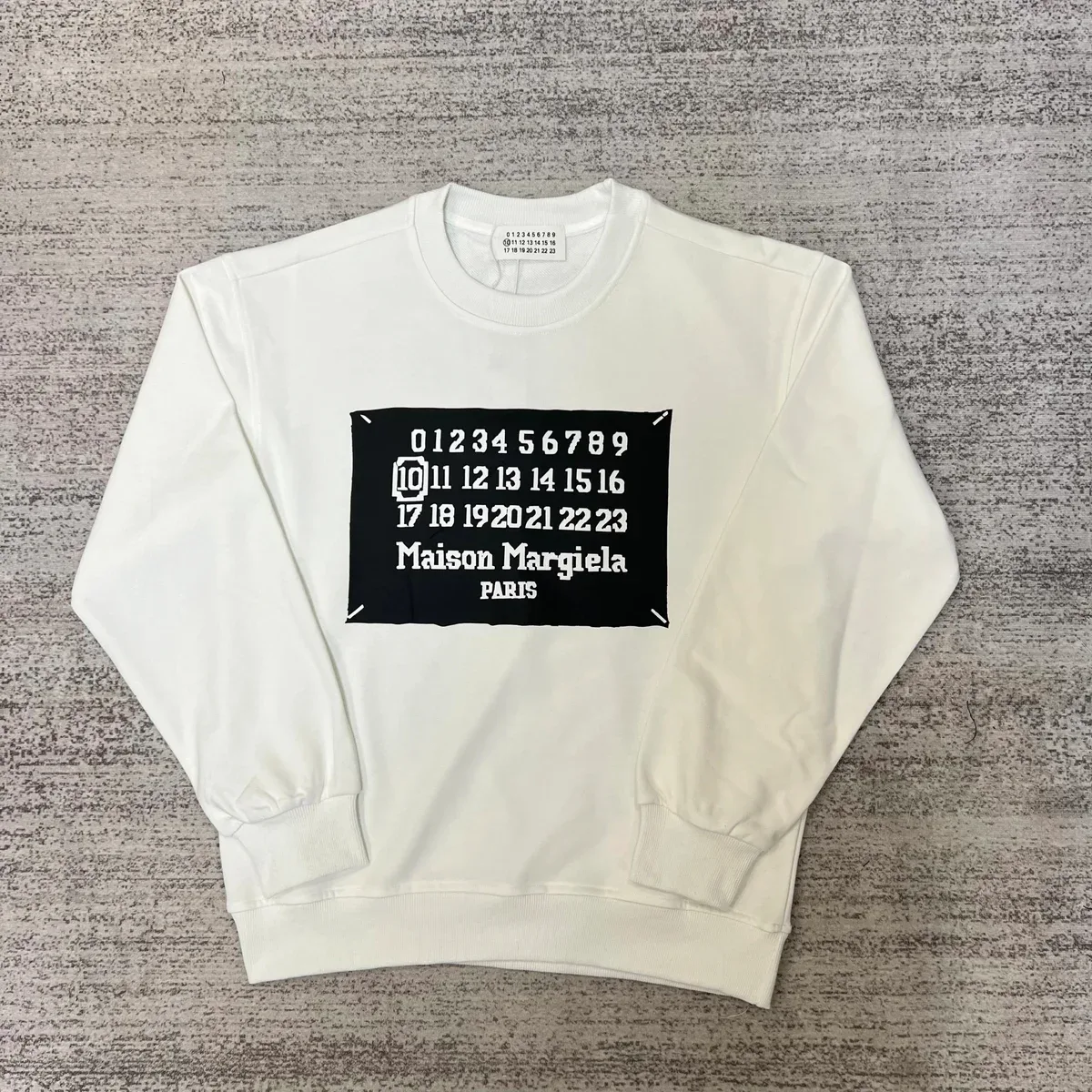 Maison Margiela Maison Margiela Replica White Sweatshirt White