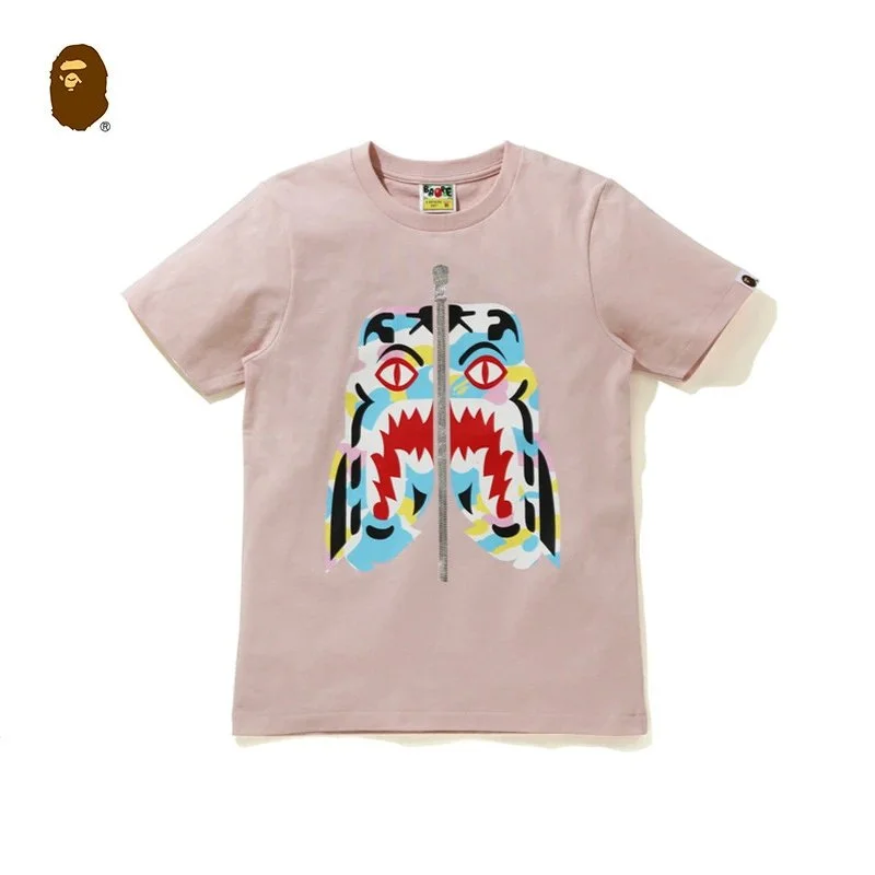 A Bathing Ape BAPE BAPE STA Pink Tiger Print T-Shirt Pink - 1