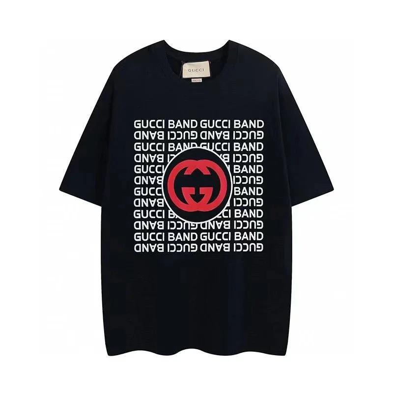Gucci Gucci Band Gucci Band Black T-Shirt Black - 1