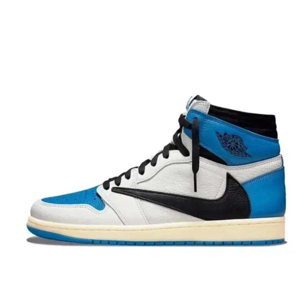 Jordan Jordan Air Jordan 1 High White/Blue/Black Sneaker Multicolor