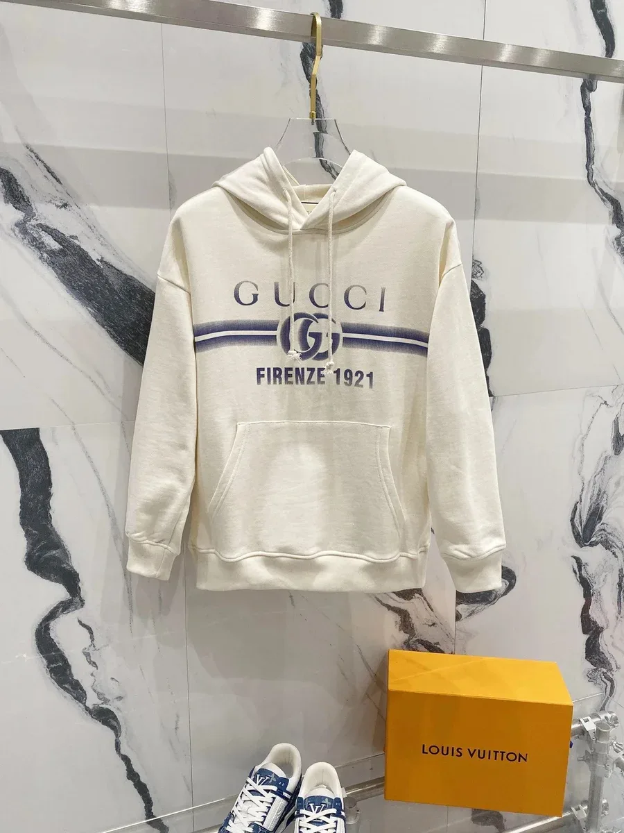 Gucci Gucci GG Supreme Cream Hoodie Cream