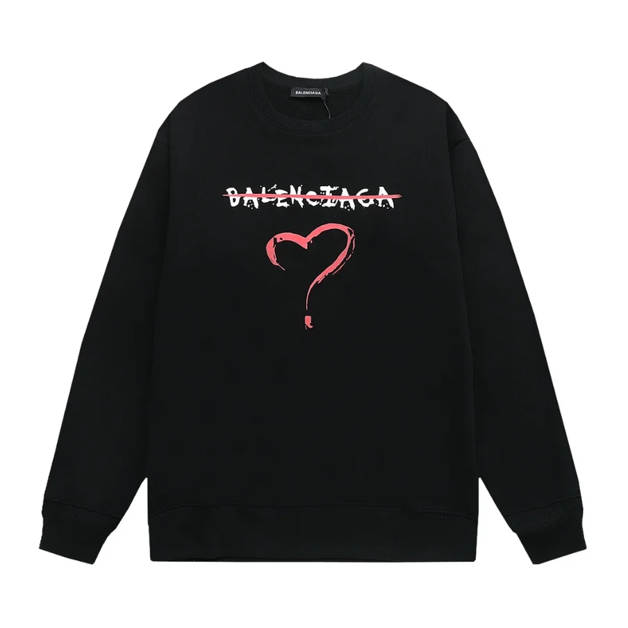 Balenciaga Balenciaga F-1 Black Graphic Sweatshirt Black