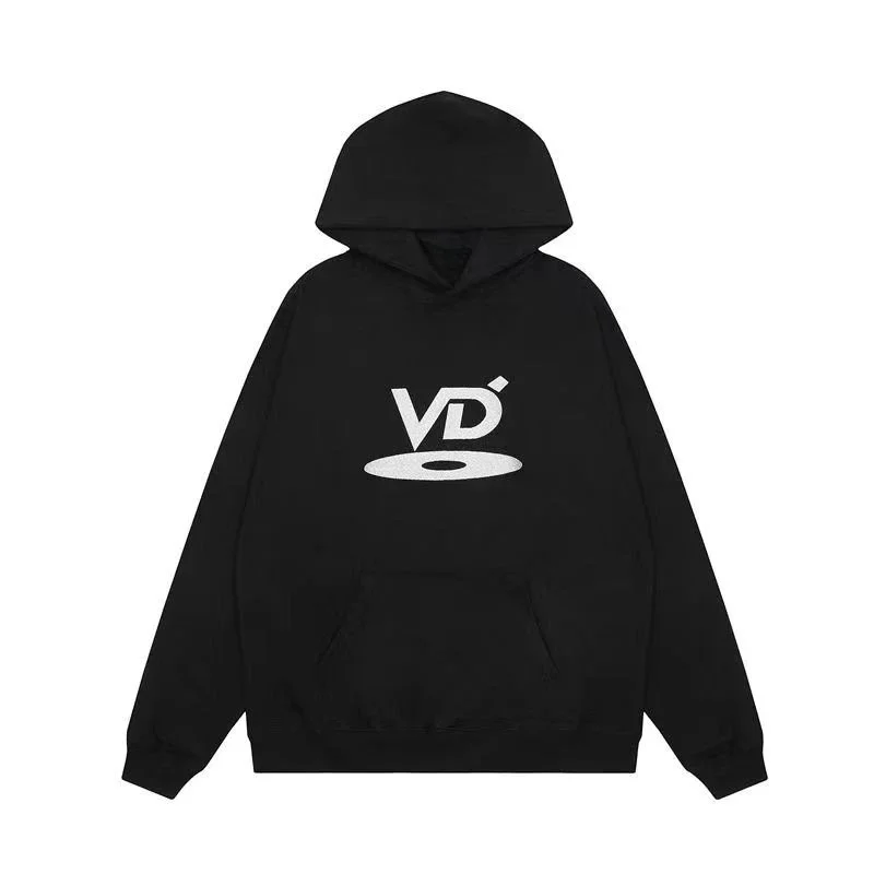 Other Unisex Black VD Logo Hoodie Black - 1