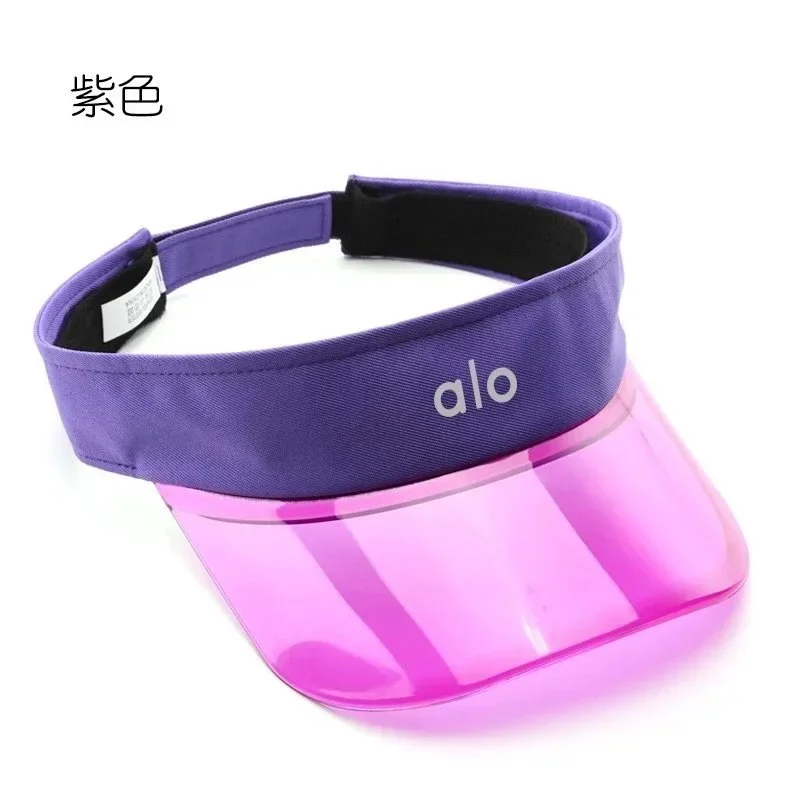 Alo Yoga Alo Purple Pink Visor Cap Purple - 1